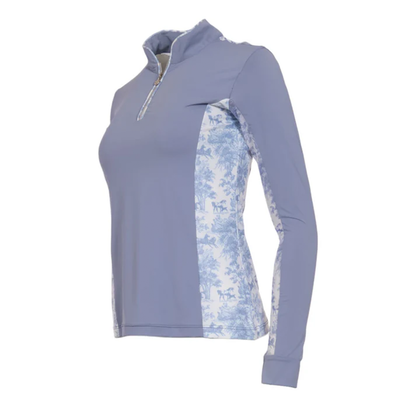 Dapplebay Women's Grace 1/4 Zip Long Sleeve Riding Top
