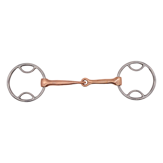 Jake Adams Single Jointed Copper Beval Bit