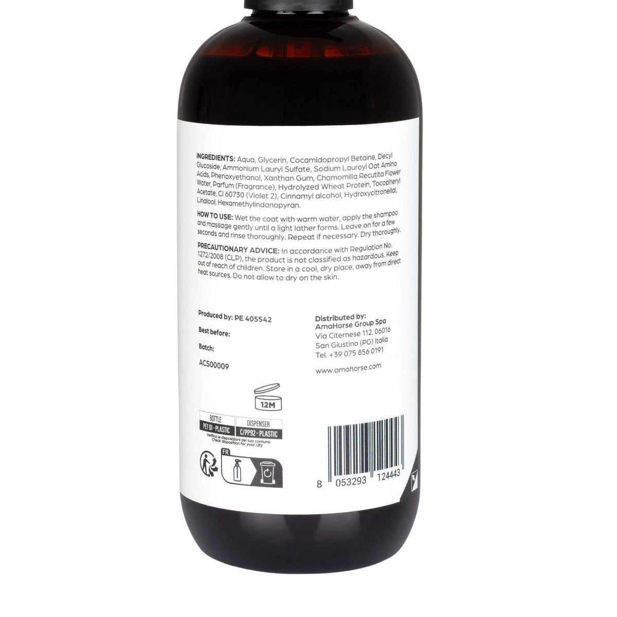 Acavallo Honey and Vanilla Shampoo for Grey Horses