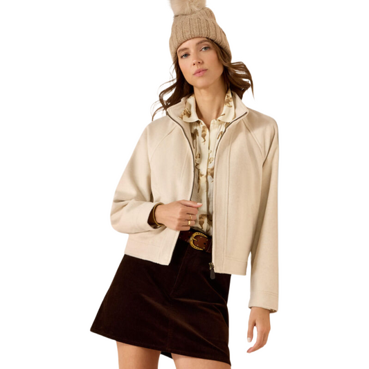 Ariat Women's Tarnwick Jacket, Crockery, front view on model