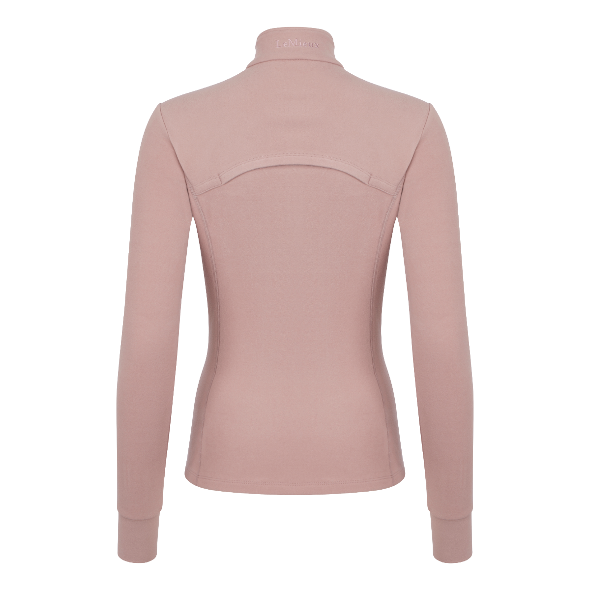 LeMieux Women's Frances Quarter Zip Fleece-Wild Rose-Back View
