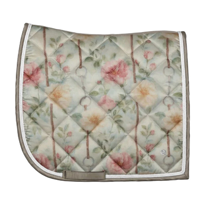 Dapplebay Vintage Floral Dressage Saddle Pad