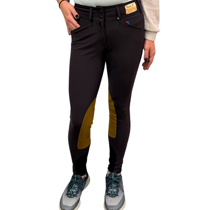 Tailored Sportsman Mid Rise Front Zip TechLight Knee Patch Breech