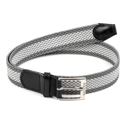 Equiline Ennae Unisex Elastic Braided Color-Block Belt - Sale