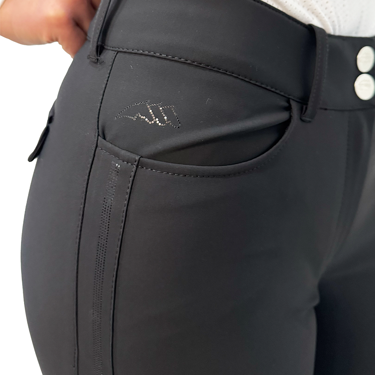 Equiline Women's Grelbikh High Waisted Knee Grip Breech