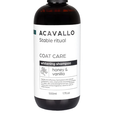 Acavallo Honey and Vanilla Shampoo for Grey Horses