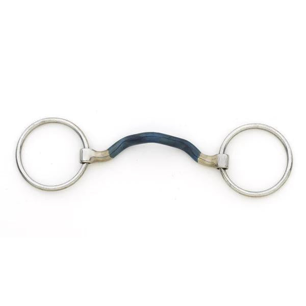 Centaur Blue Steel Loose Ring Port Mouth Bit