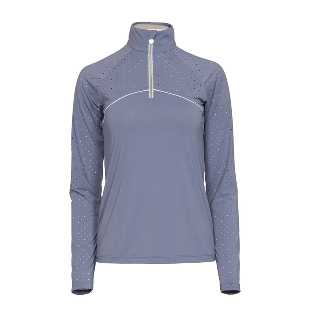 Dapplebay Women's Lady 1/4 Zip Aircut Long Sleeve Riding Top