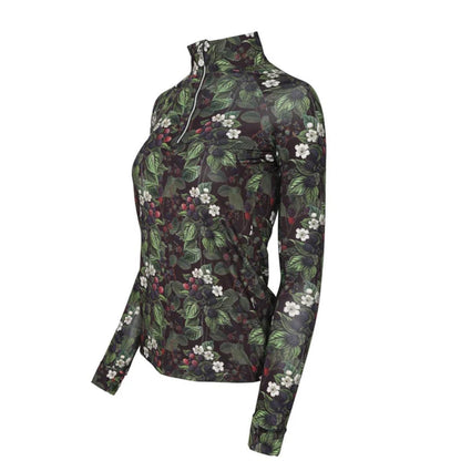 Dapplebay Women's Blackberry Daze 1/4 Zip Riding Top