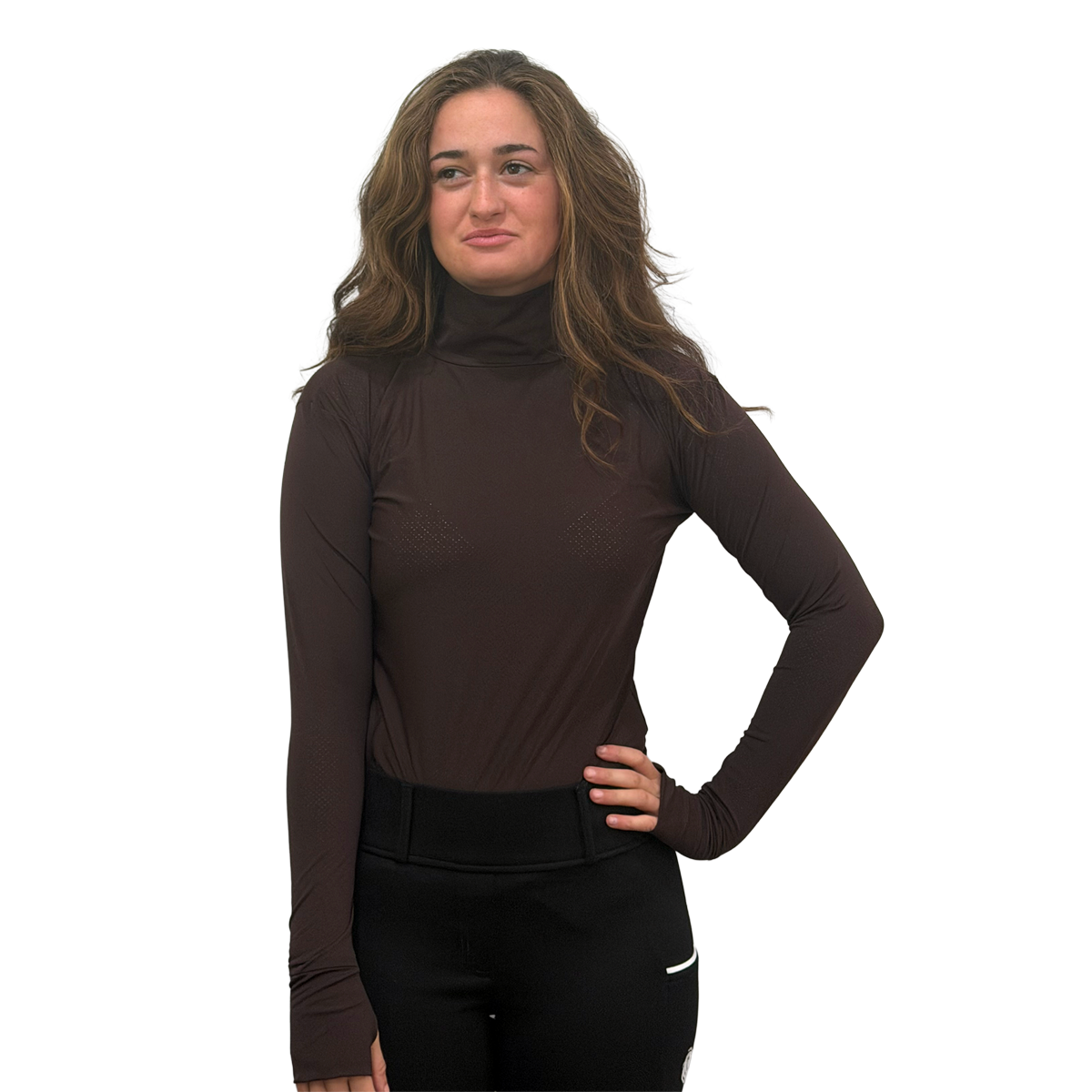 Kismet Alexa Solid Turtleneck Schooling Shirt