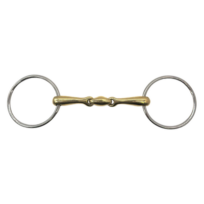 AJR Double Jointed Golden Ease Loose Ring Bit