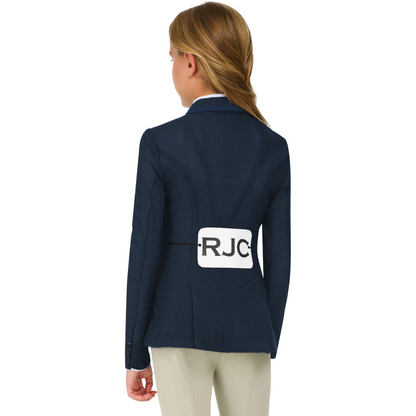 RJ Classics Harmony Evo Jr Mesh Show Coat-Navy-Back View