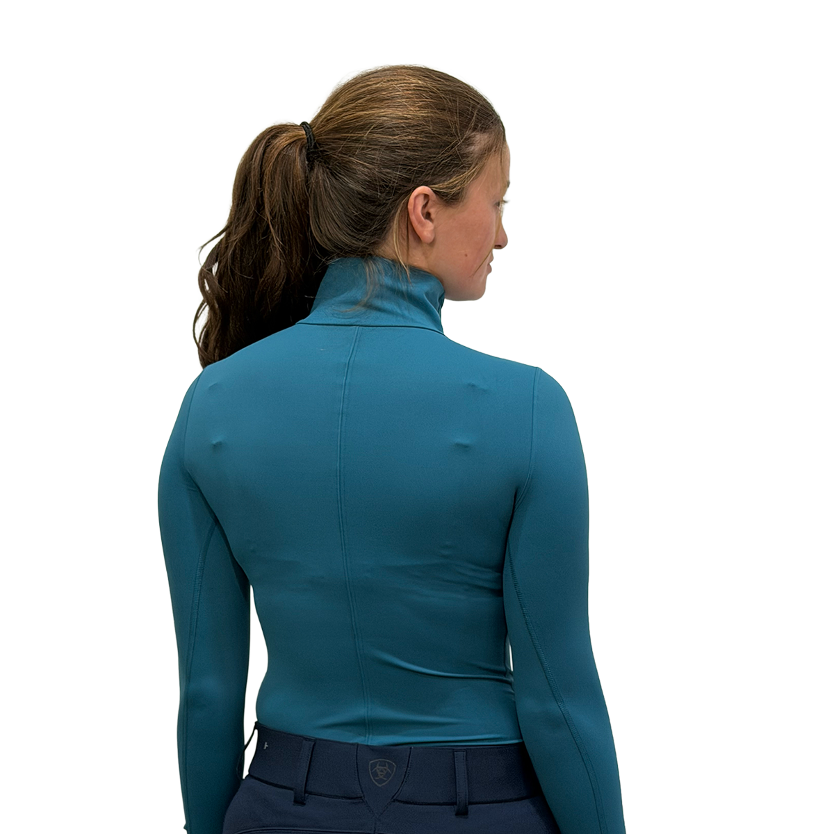 TKEQ Chloe High Collar Technical Top