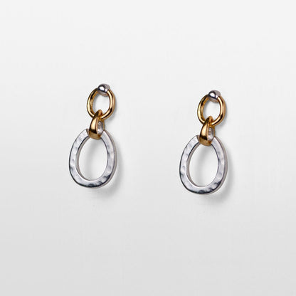 Urban Equestrian  Equinox - Equestrian Horseshoe Earring Two Tone
