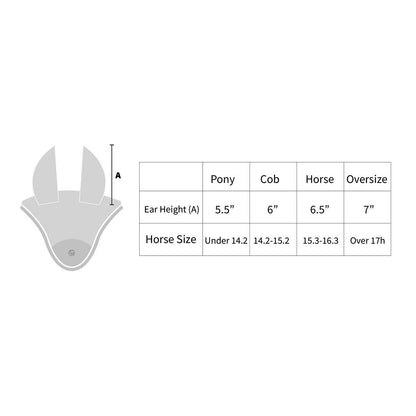 Dapplebay Equestrian Toile Fly Veil - Sale