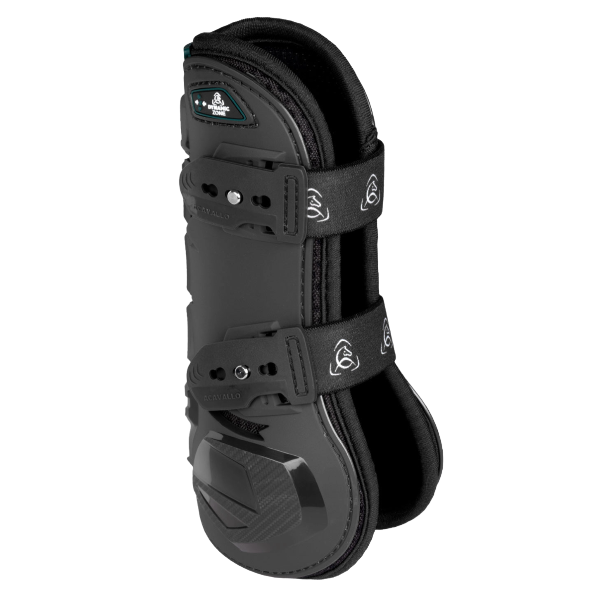 Acavallo Skeleton Dynamic Zone Tendon Boot-Black-Clasp View
