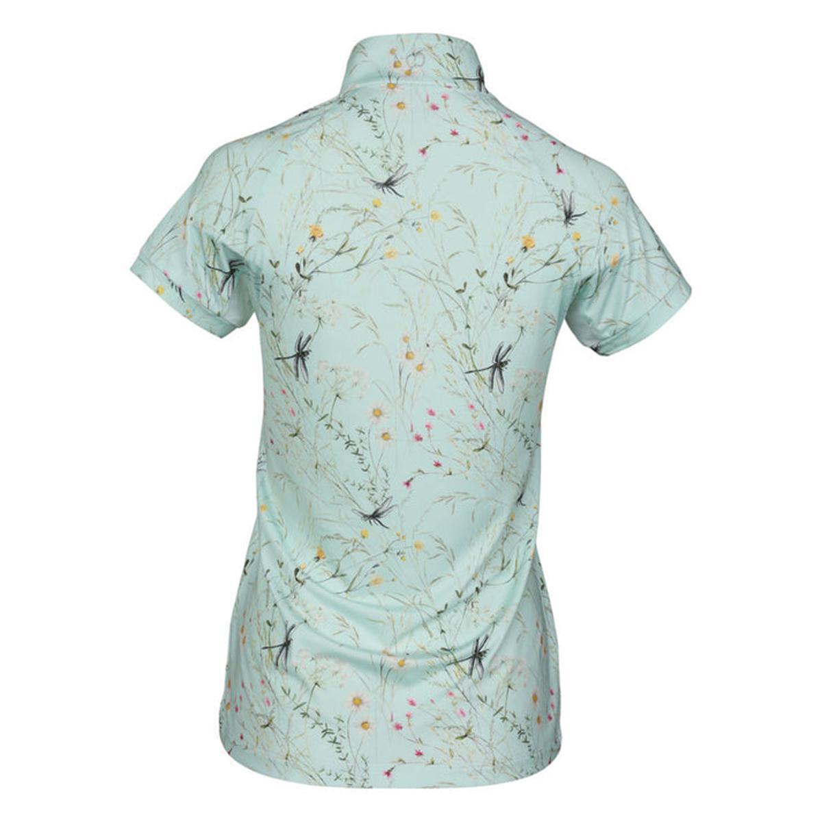 Dapplebay Dragonfly Meadow 1/4 Zip Short Sleeve Riding Top