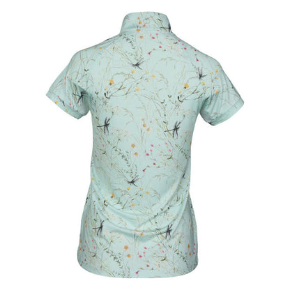 Dapplebay Dragonfly Meadow 1/4 Zip Short Sleeve Riding Top