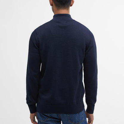 Barbour Men's Cotton Half Zip Knitted Jumper