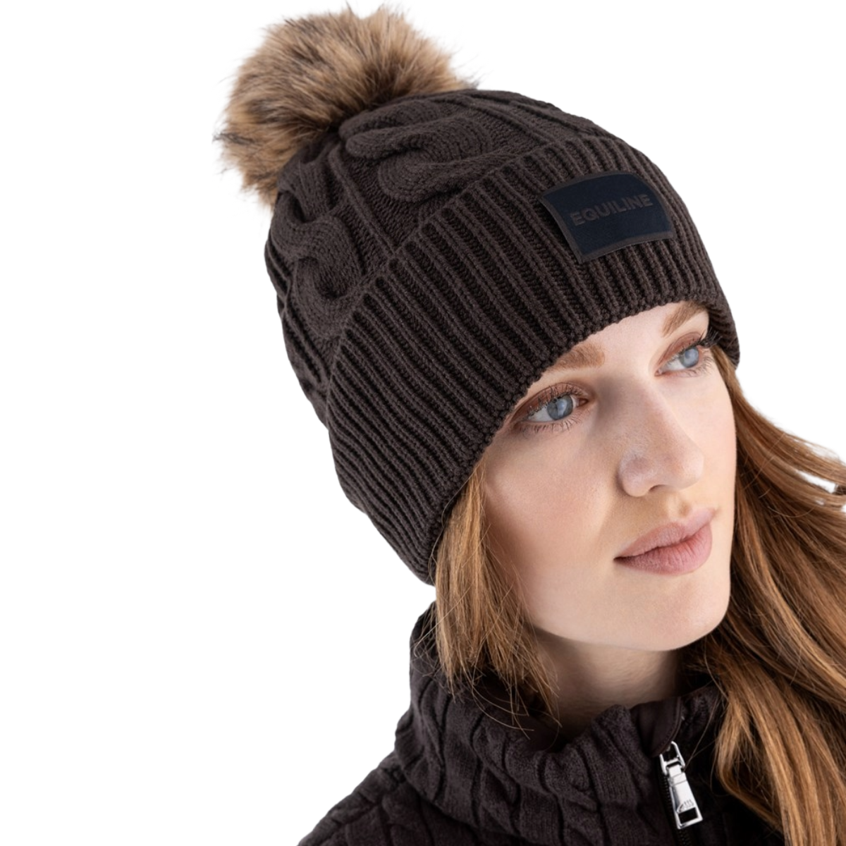 Equiline EQGAT Hat with Pom Pom