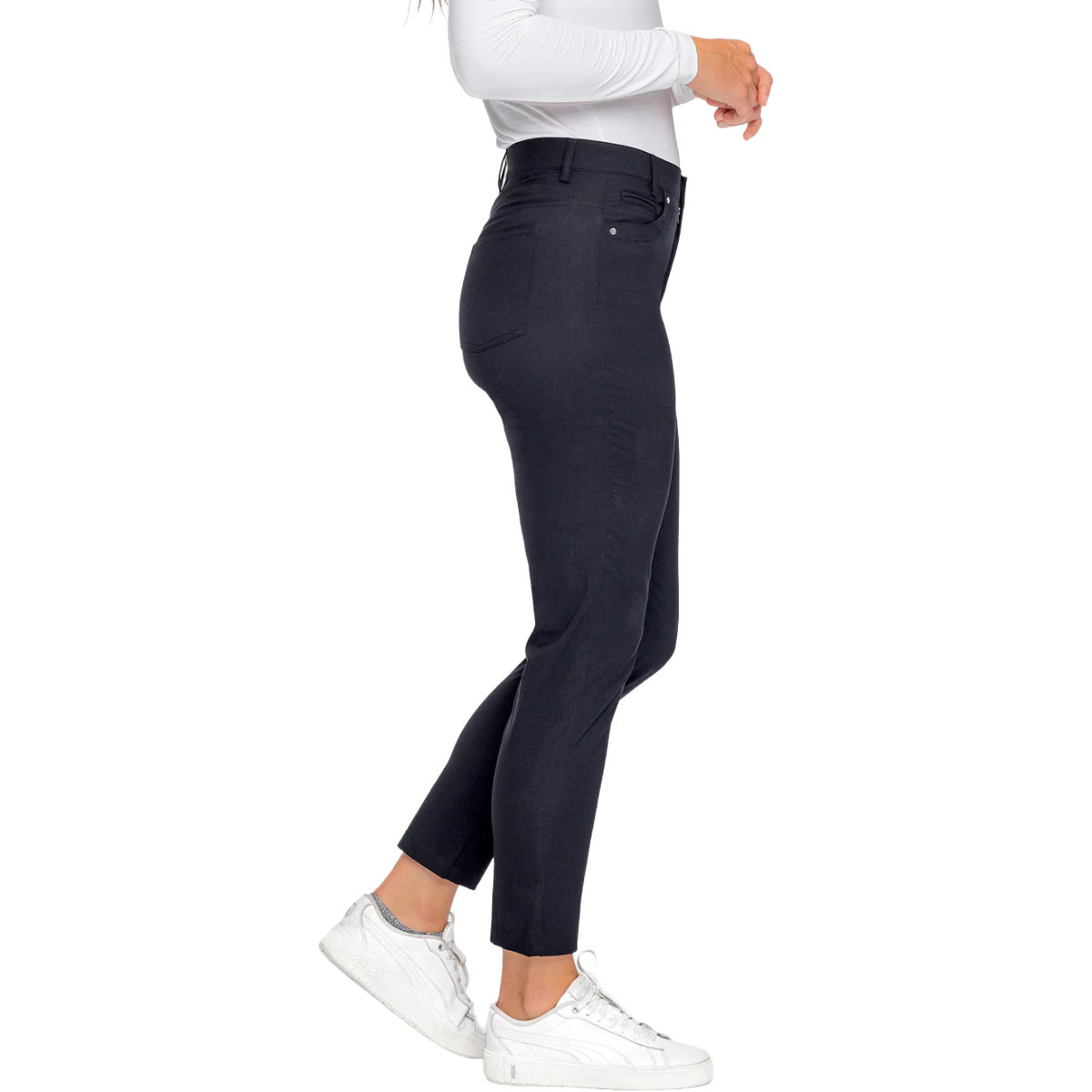 Kastel Women's Black Tailored 7/8" Active Pant