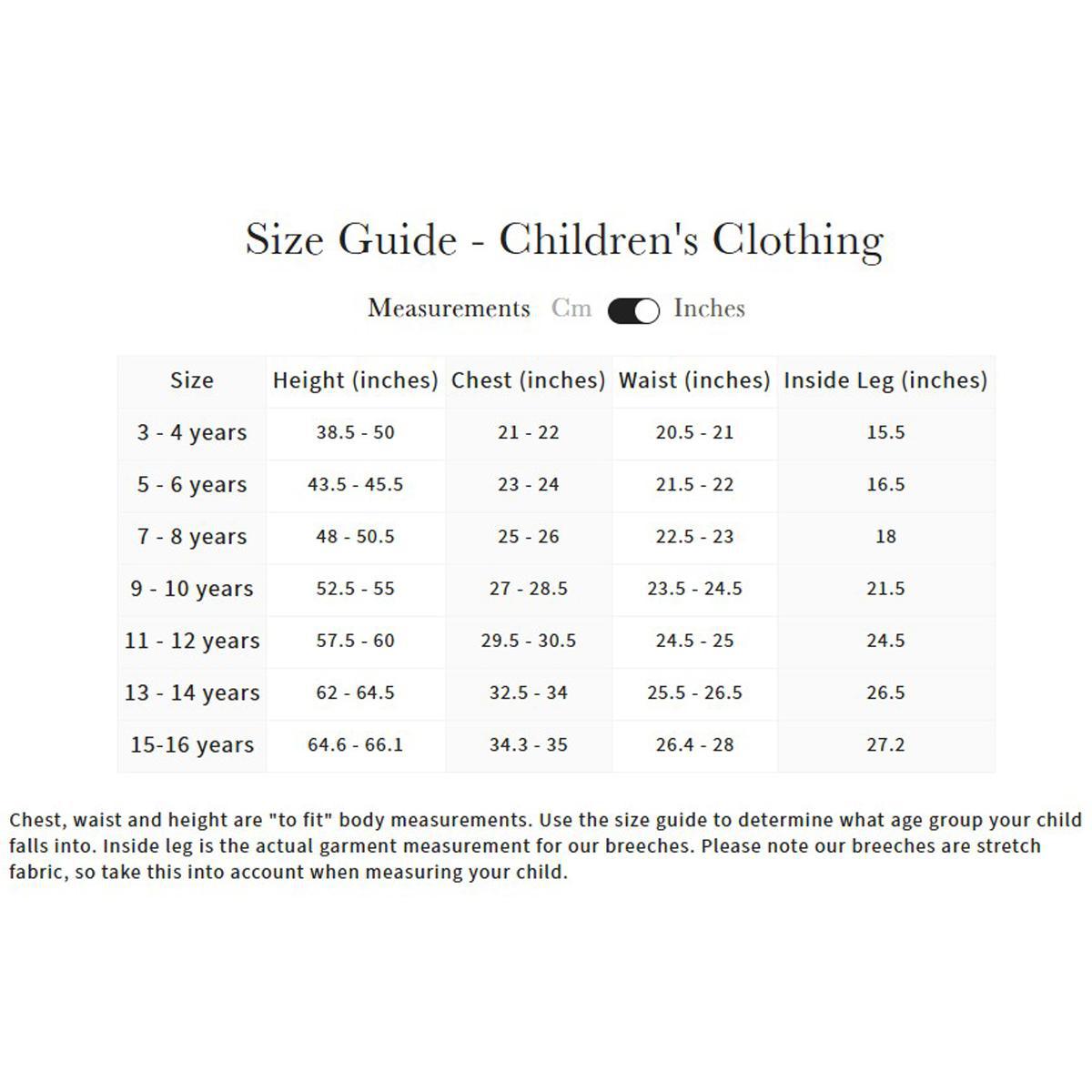 LeMieux Young Rider Hunter Knee Grip Breeches