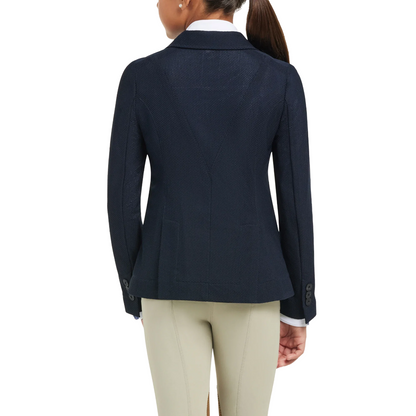 Harmony Jr 2.0 Mesh Show Coat-Navy-Back View