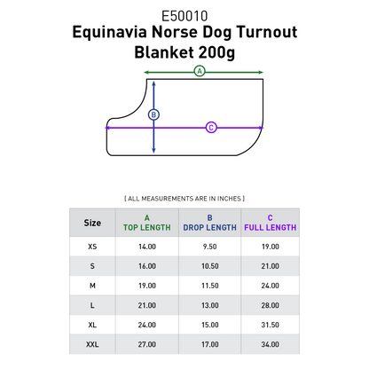 Equinavia Arktis Dog Turnout Blanket 200g