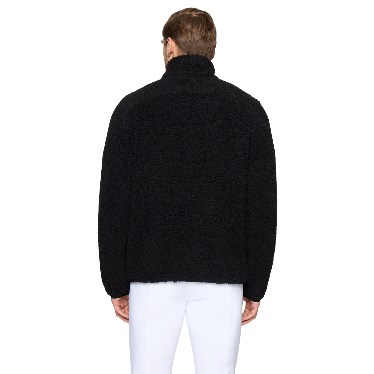 Samshield Men's Yvon Long Sleeve Sweatshirt, black, back view