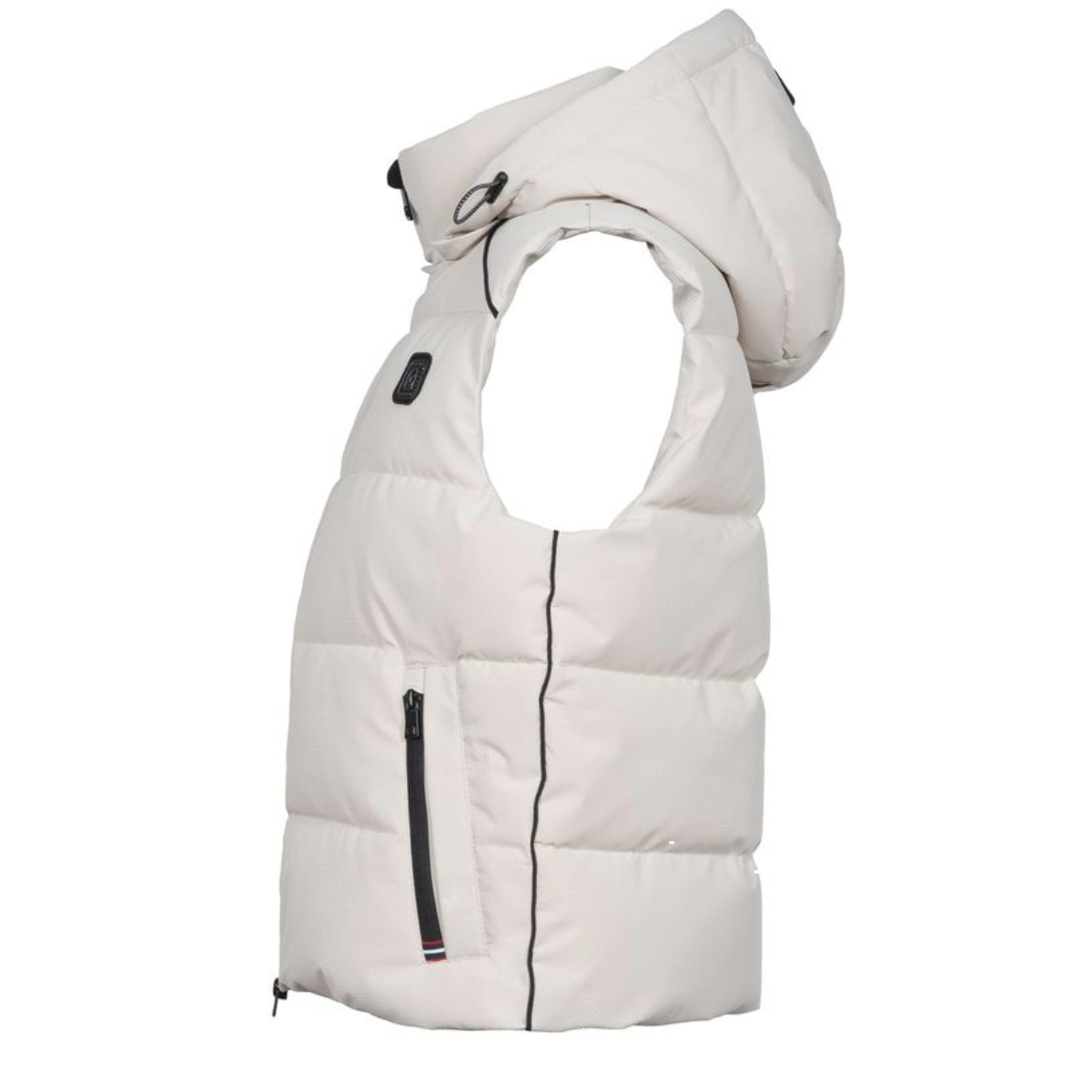Cavallo Women's Cavaldiana Quilted Vest-Sand Stone-Side View