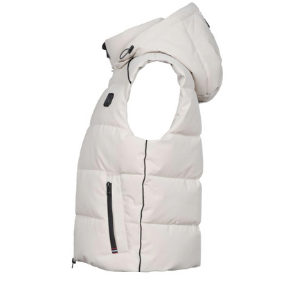 Cavallo Women's Cavaldiana Quilted Vest-Sand Stone-Side View