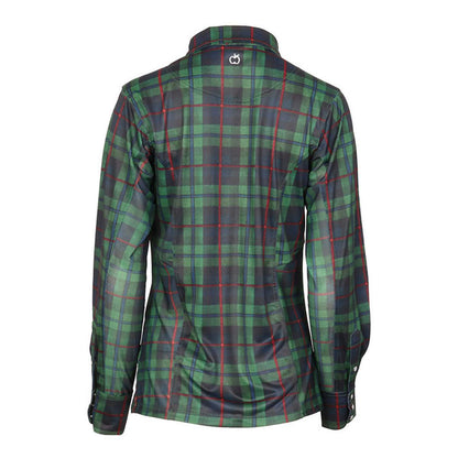 Dapplebay Women's Holiday Plaid Western Top