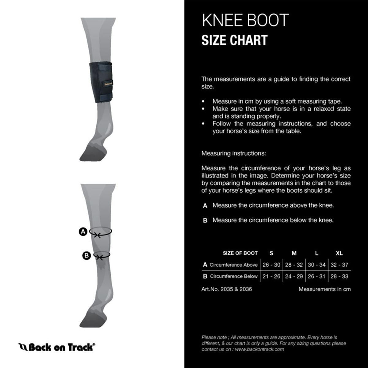 Back on Track Horse Knee Boots