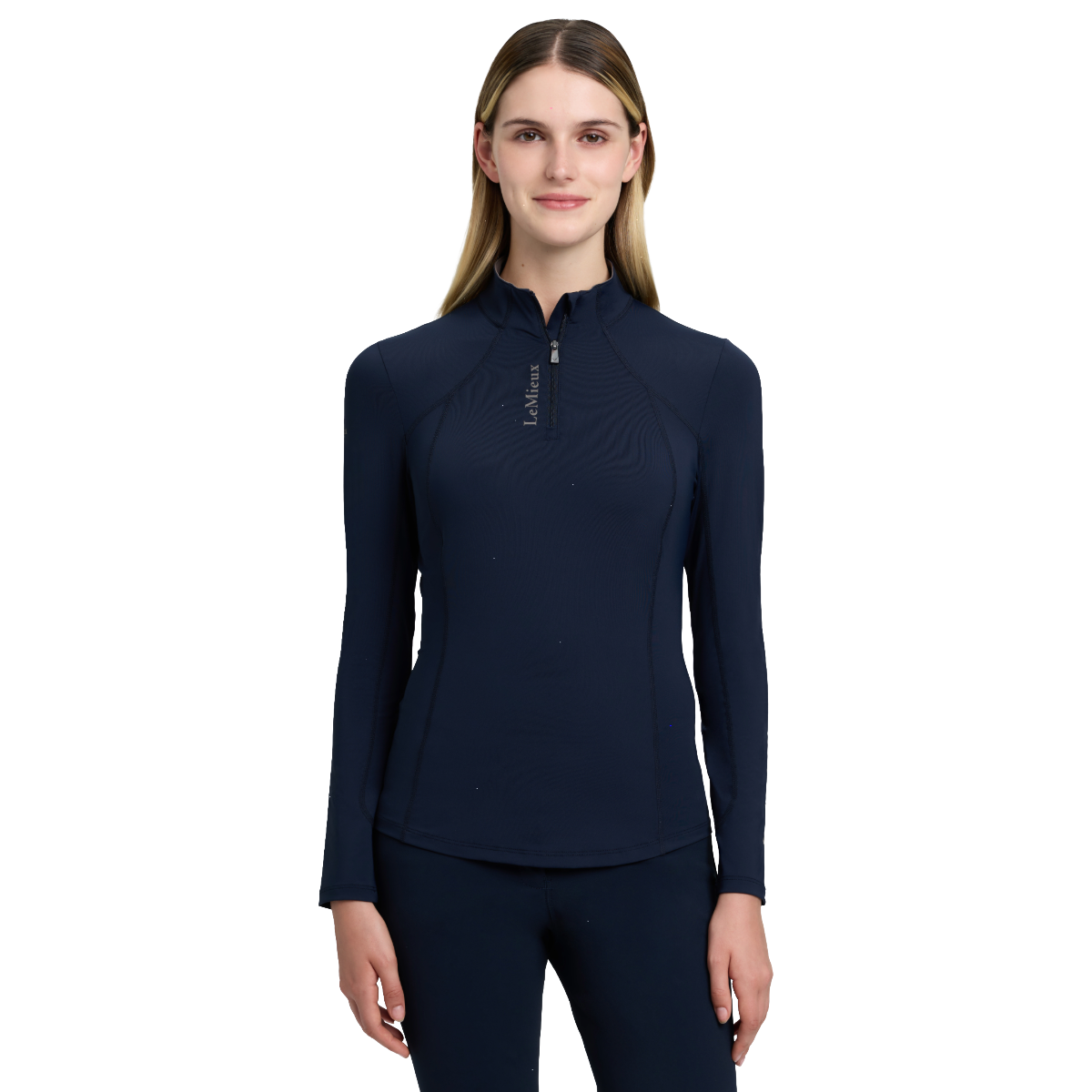 LeMieux Women's Classique Base Layer - Navy - Front View