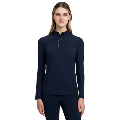 LeMieux Women's Classique Base Layer - Navy - Front View