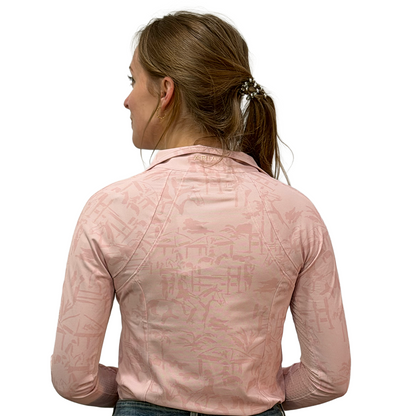 Ariat Women's Sunstopper 3.0 1/4 Zip Baselayer