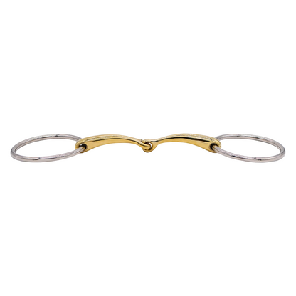 AJR Single Jointed Golden Ease Loose Ring Bit
