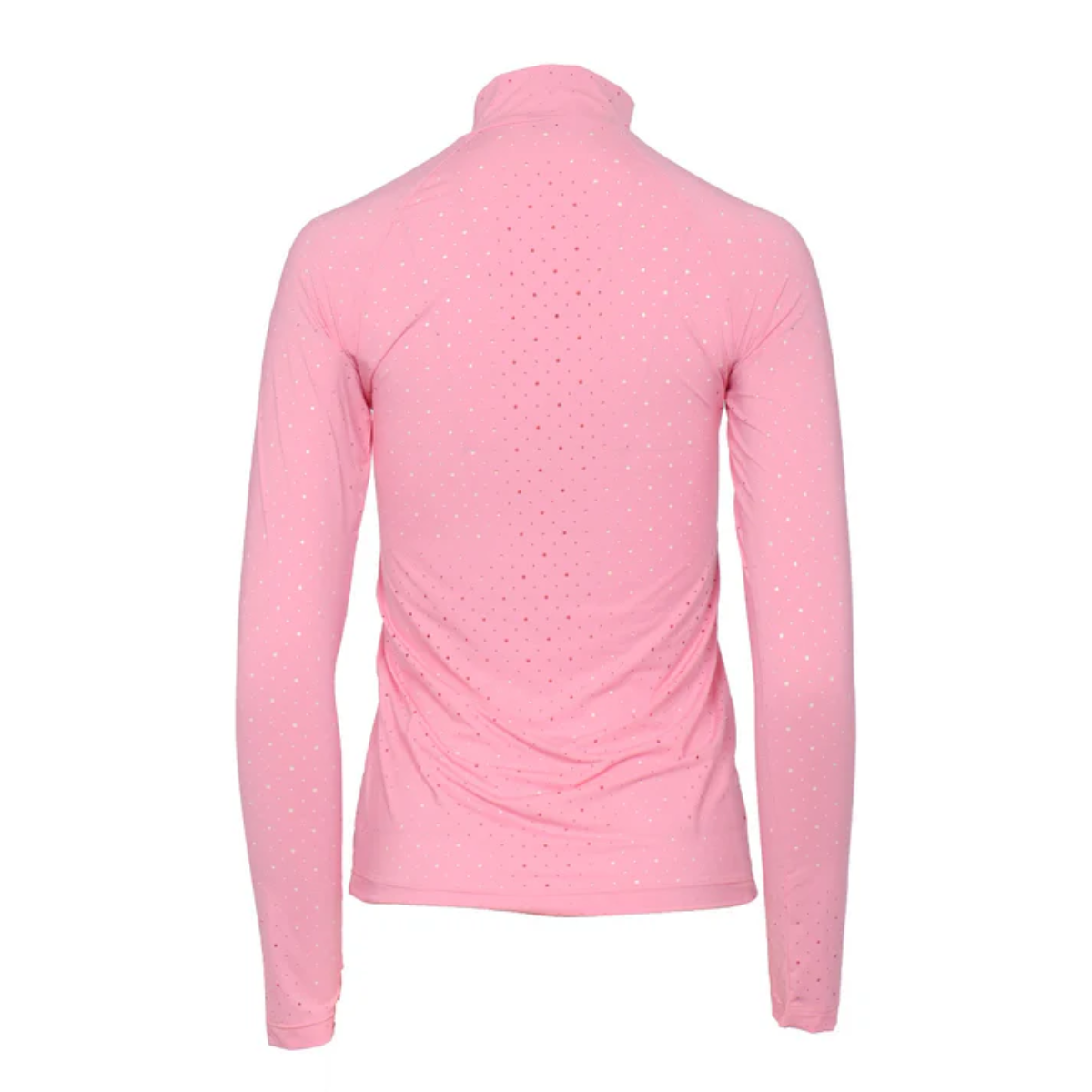 Dapplebay Women's Aircut Mock Neck Long Sleeve Top