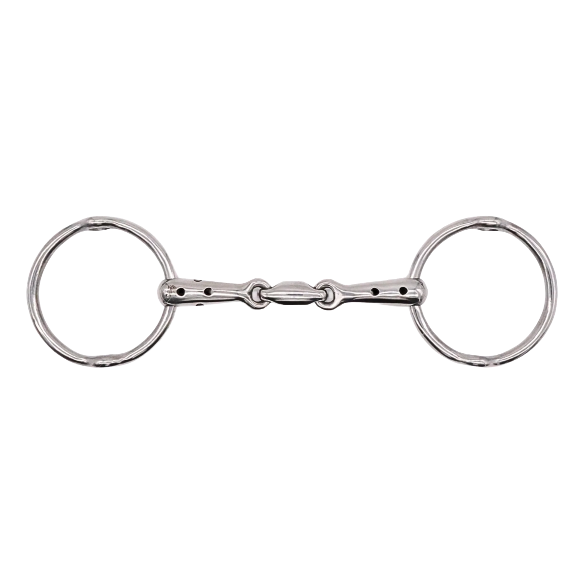 Jake Adams Double Jointed Whistle Mouth Loose Ring Gag Bit