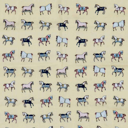 Urban Equestrian  Hunt Club - Stylized Equestrian Scarf in Yellow and Sand