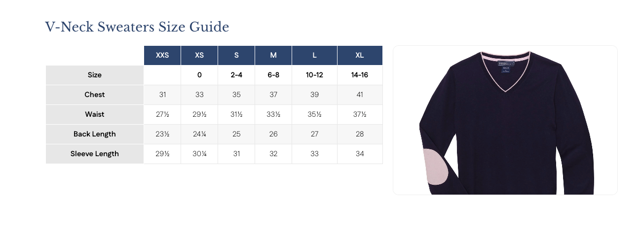 Essex Classics  Black with Camel Trey V-Neck Sweater