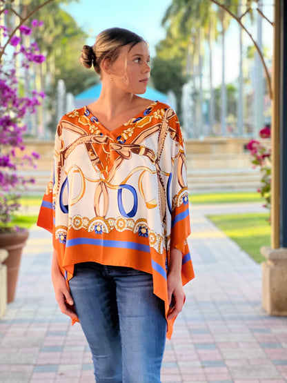 Stacy Bradley Design - Tunic - Orange Straps