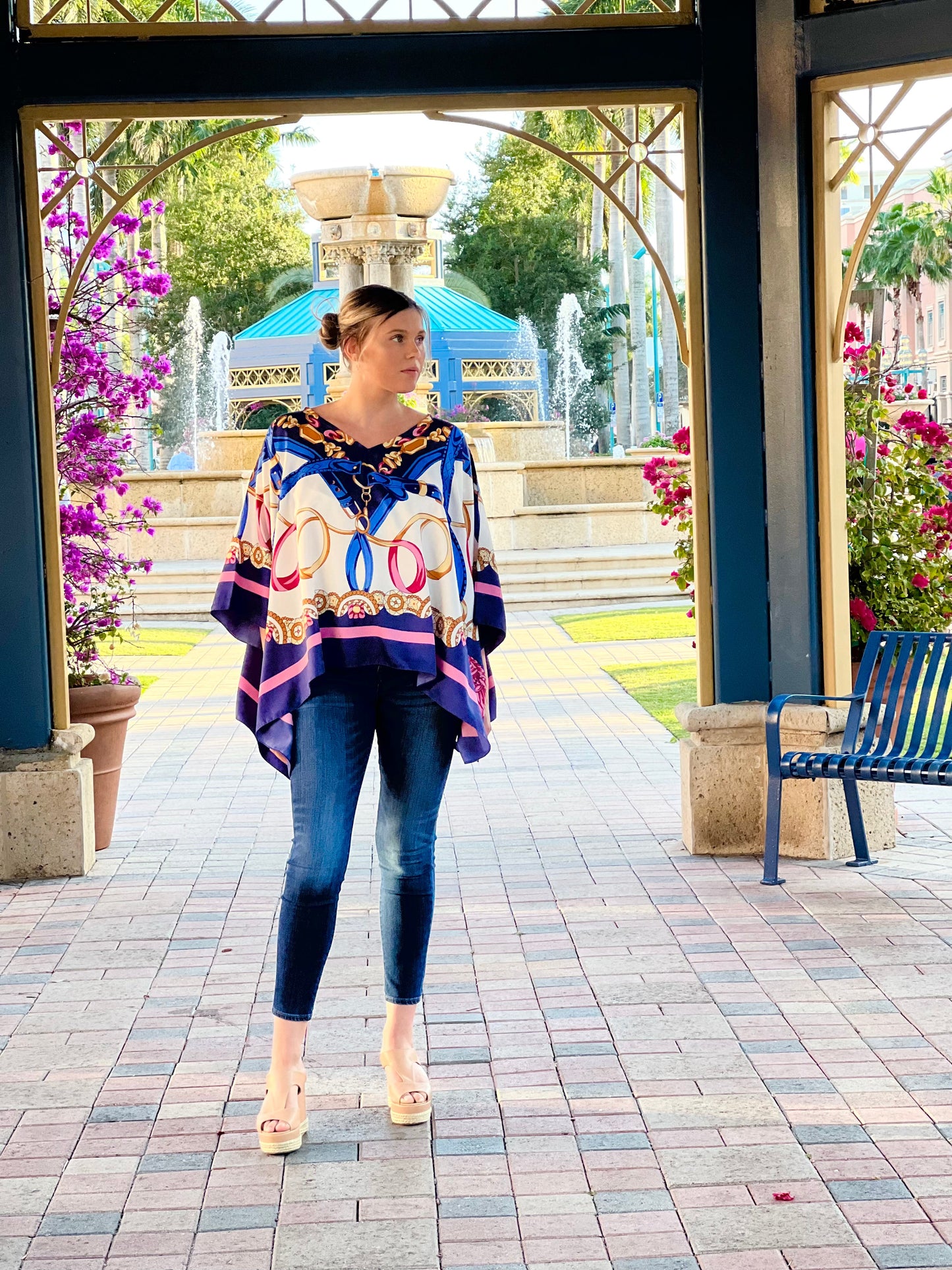 Stacy Bradley Design - Tunic - Blue Straps