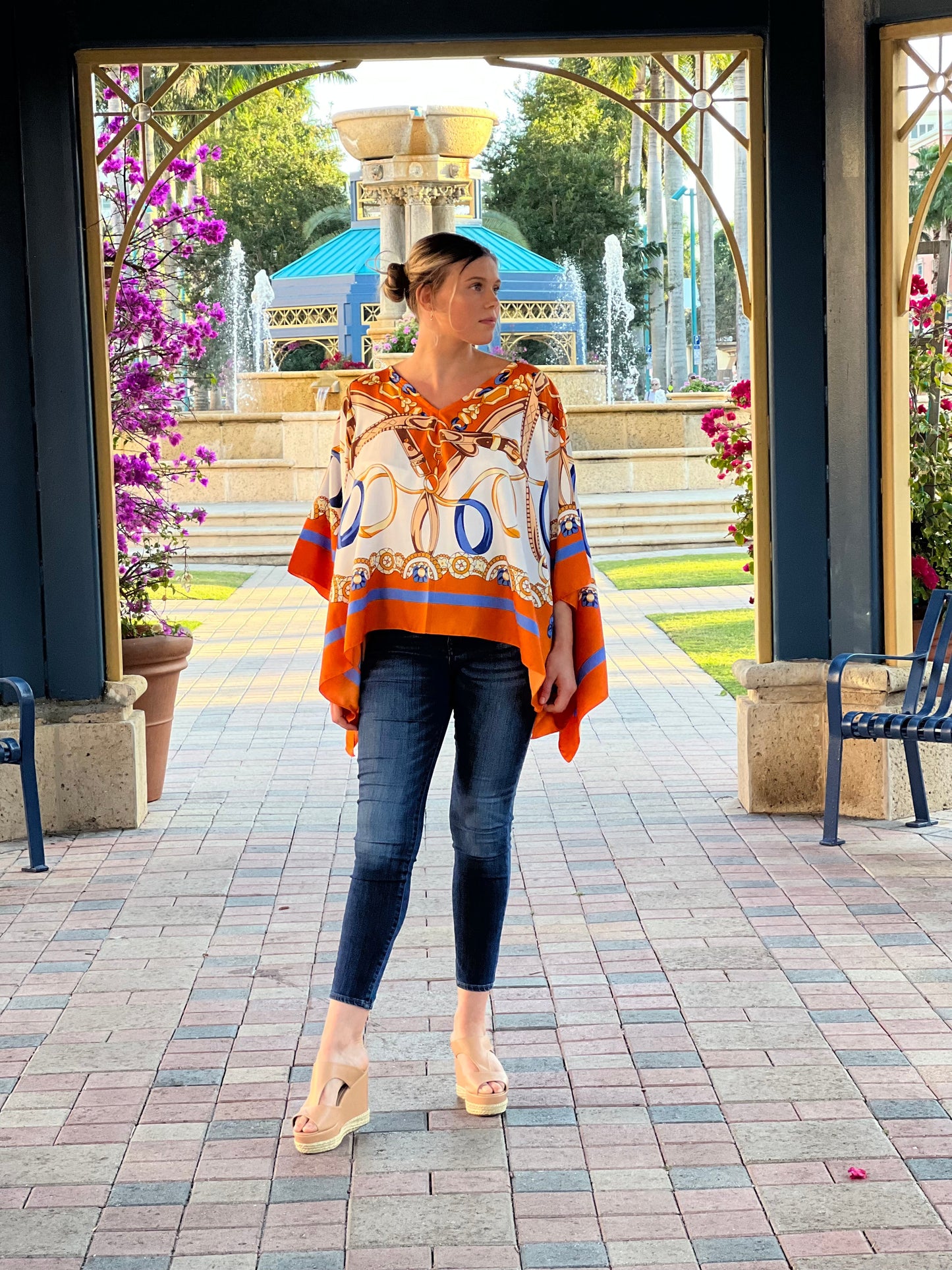 Stacy Bradley Design - Tunic - Orange Straps