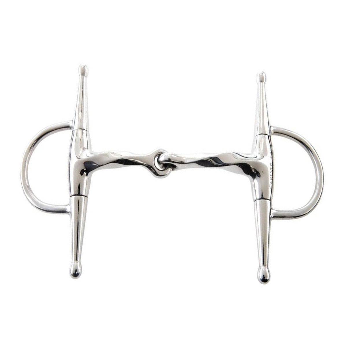 JP Korsteel Jointed Slow Twist Full Cheek Eggbutt Snaffle Bit