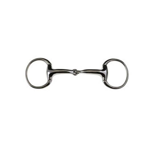 Korsteel Stainless Steel Heavy Weight Solid Mouth Eggbutt Snaffle Bit