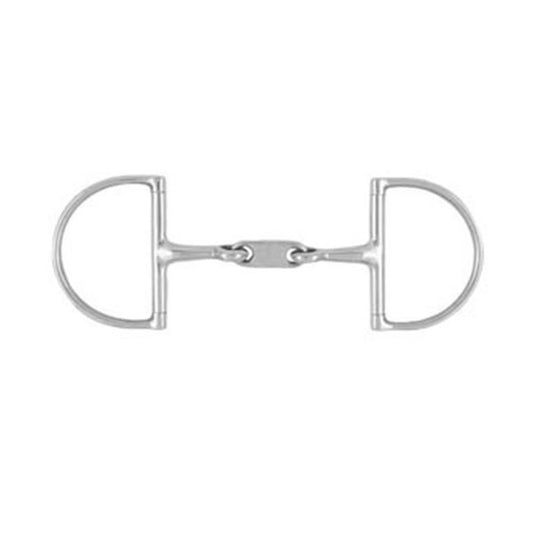Korsteel Stainless Steel Dr Bristol Hunter Dee Ring Snaffle Bit