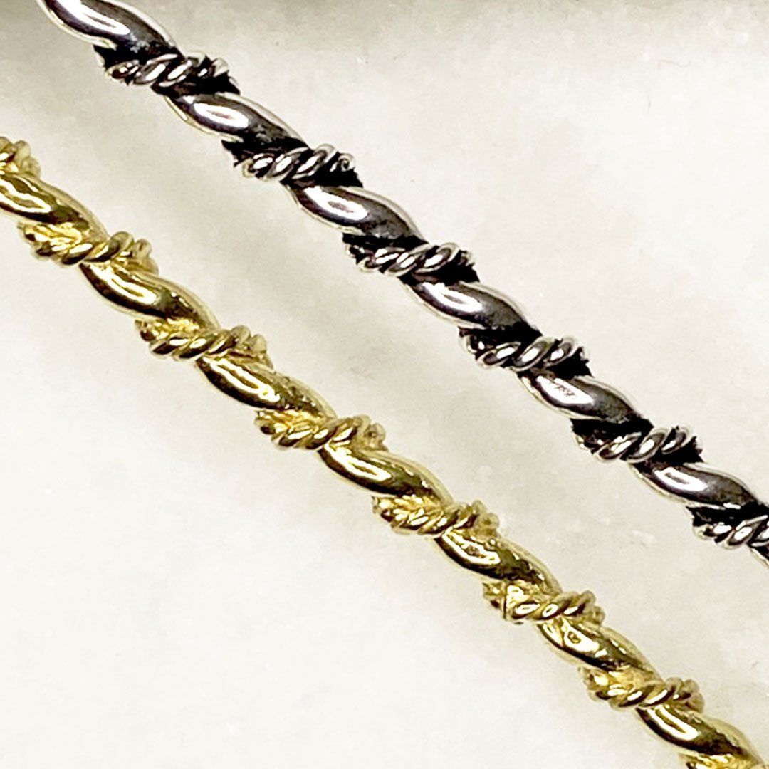 Urban Equestrian  Lariat  - Triple Rope Twist Mane Tamer Hair Pin in Gold