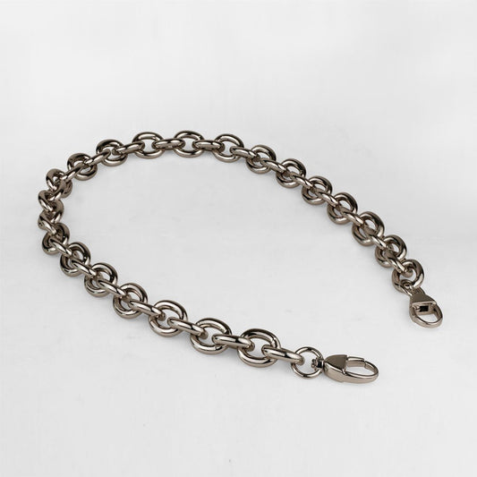 Urban Equestrian  Chunky Loop Nickel Finish Chain Strap