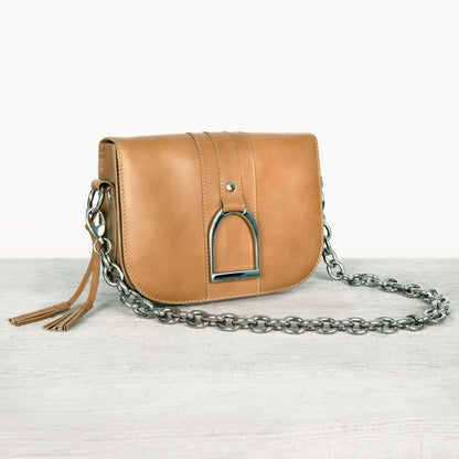 Urban Equestrian  Chunky Loop Nickel Finish Chain Strap